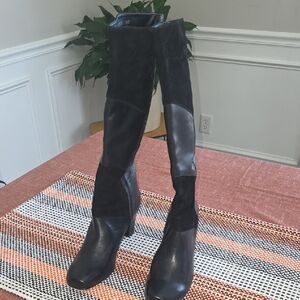 Naturalizer Elegant Black Over the Knee Boots